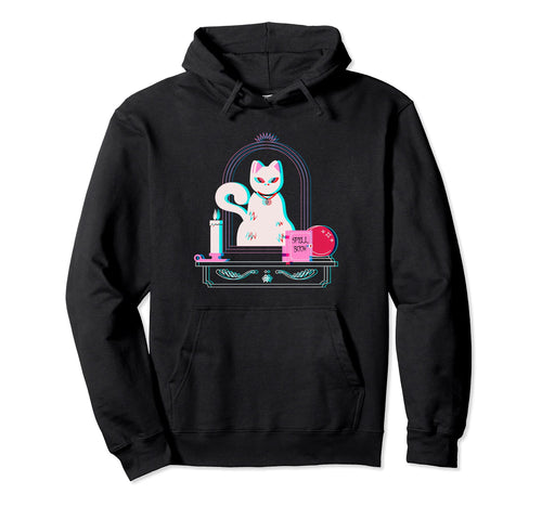 Aesthetic Occult Cat Gothic Tarot Hoodie - Aesthetic Graphic Men Women - T-Shirt, Sweatshirt, Hoodie