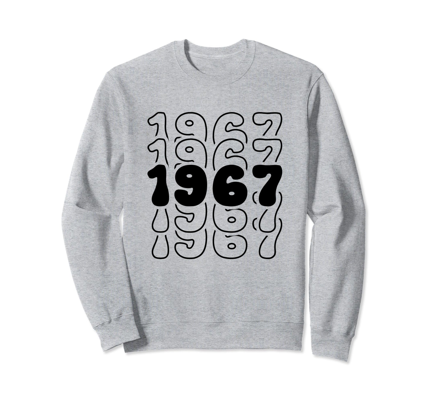 57 Year Old Groovy 57Th Birthday Boho Sweatshirt - Custom Art Print Unisex - T-Shirt, Sweatshirt, Hoodie