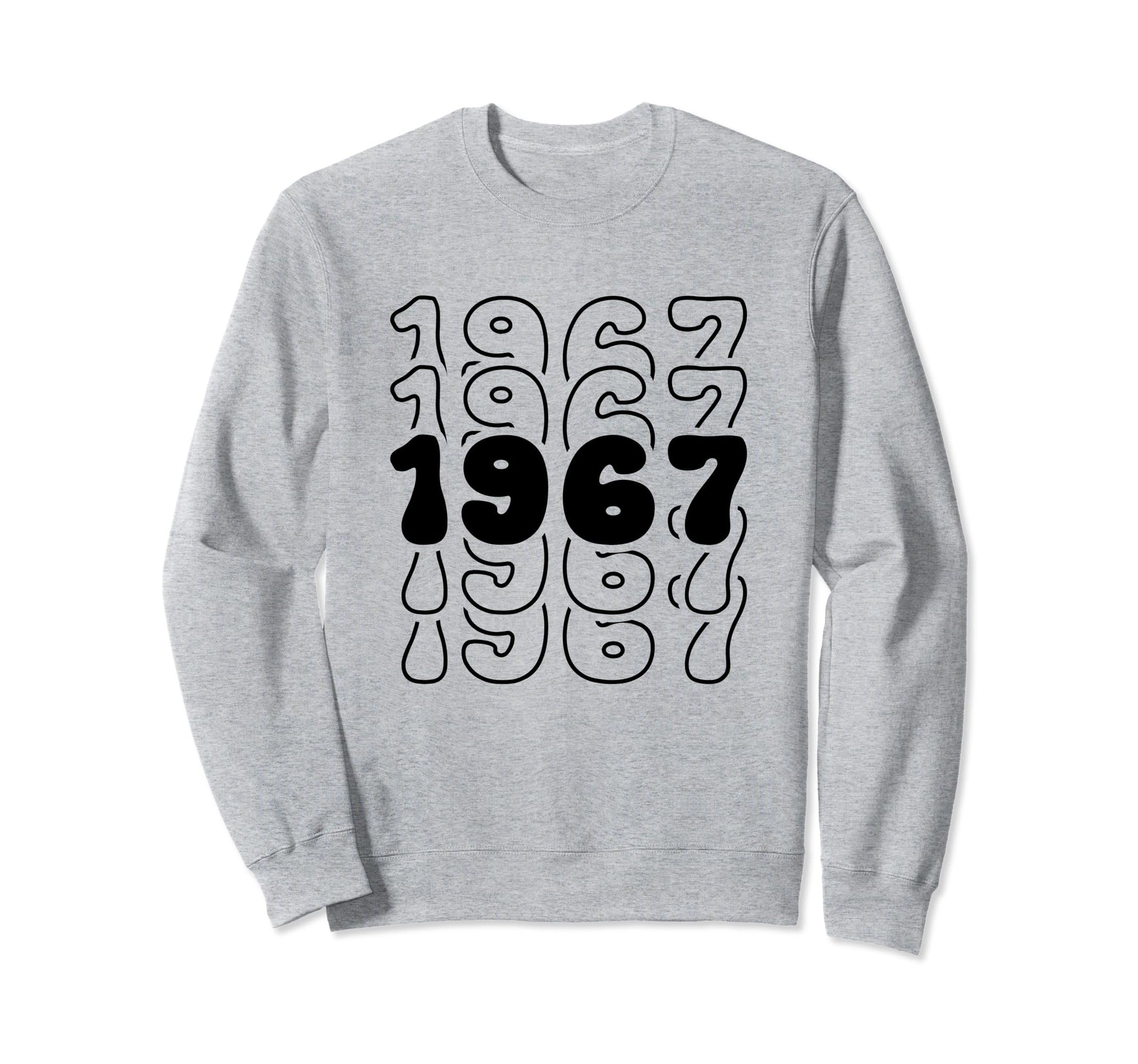 57 Year Old Groovy 57Th Birthday Boho Sweatshirt - Custom Art Print Unisex - T-Shirt, Sweatshirt, Hoodie