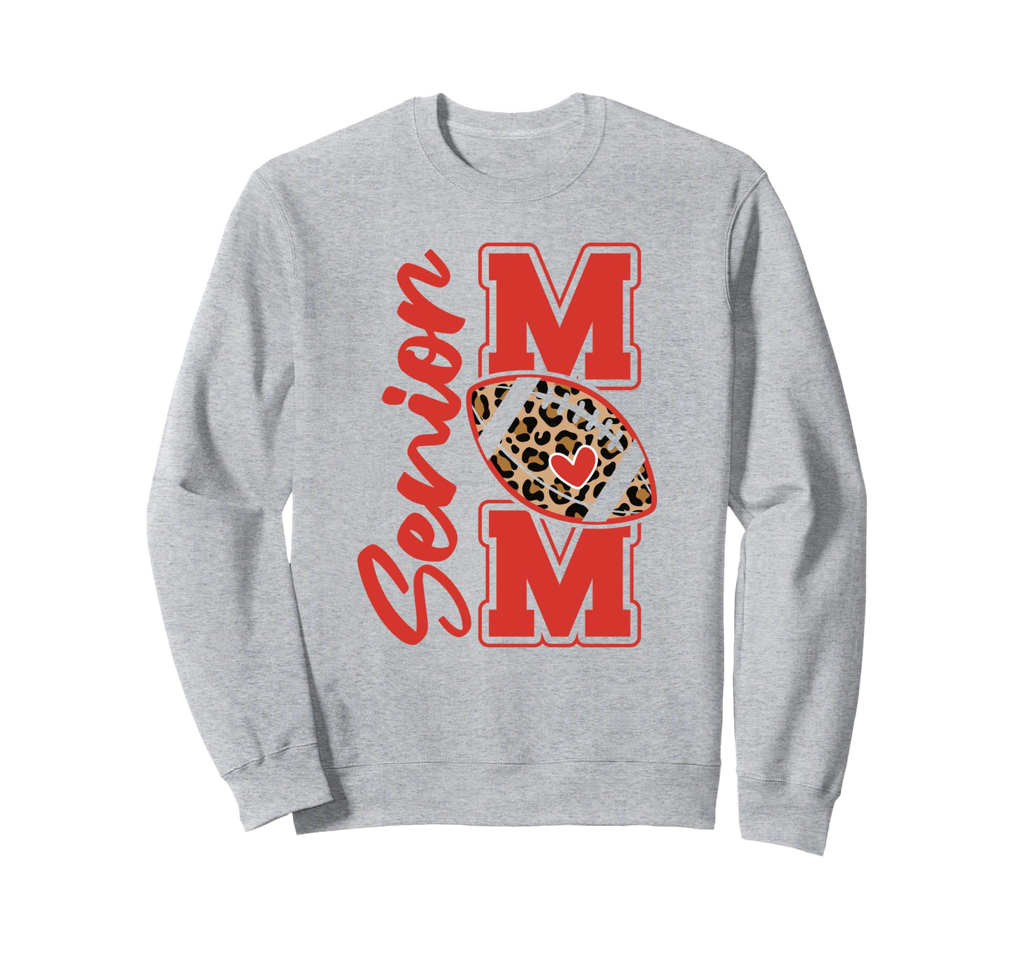 Leopard White And Red High School Sweatshirt - Trendy Graphic Unisex - T-Shirt, Sweatshirt, Hoodie