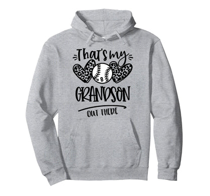 Thats My Grandson Out There Number 8 Hoodie - Unique Graphic Unisex - T-Shirt, Sweatshirt, Hoodie