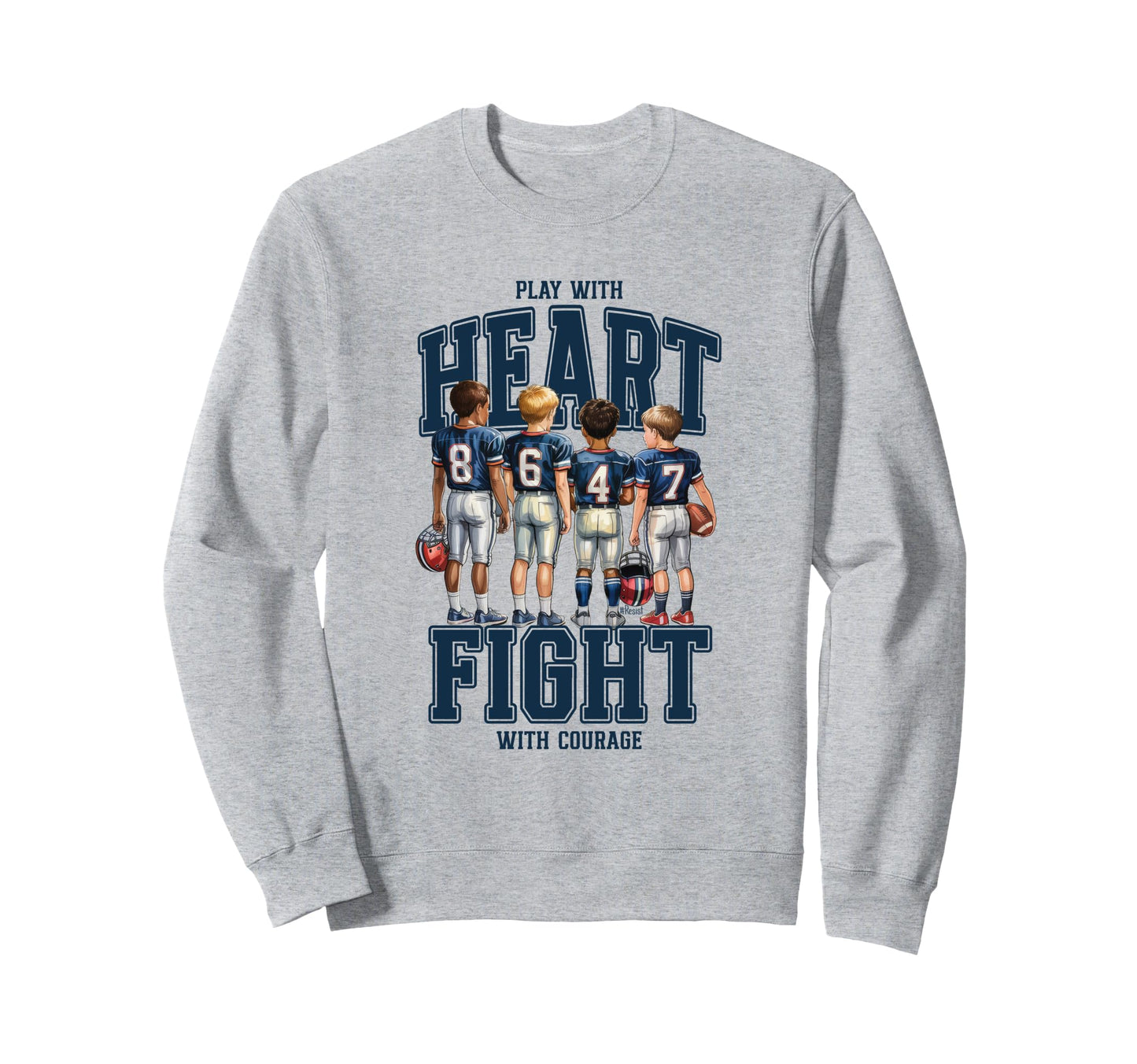Football Mom Subtle Political Sweatshirt - Casual Everyday Wear Unisex - T-Shirt, Sweatshirt, Hoodie