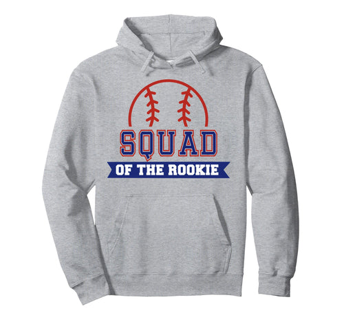 Squad Rookie 1St Birthday Baseball Theme Hoodie - Novelty Apparel Unisex - T-Shirt, Sweatshirt, Hoodie