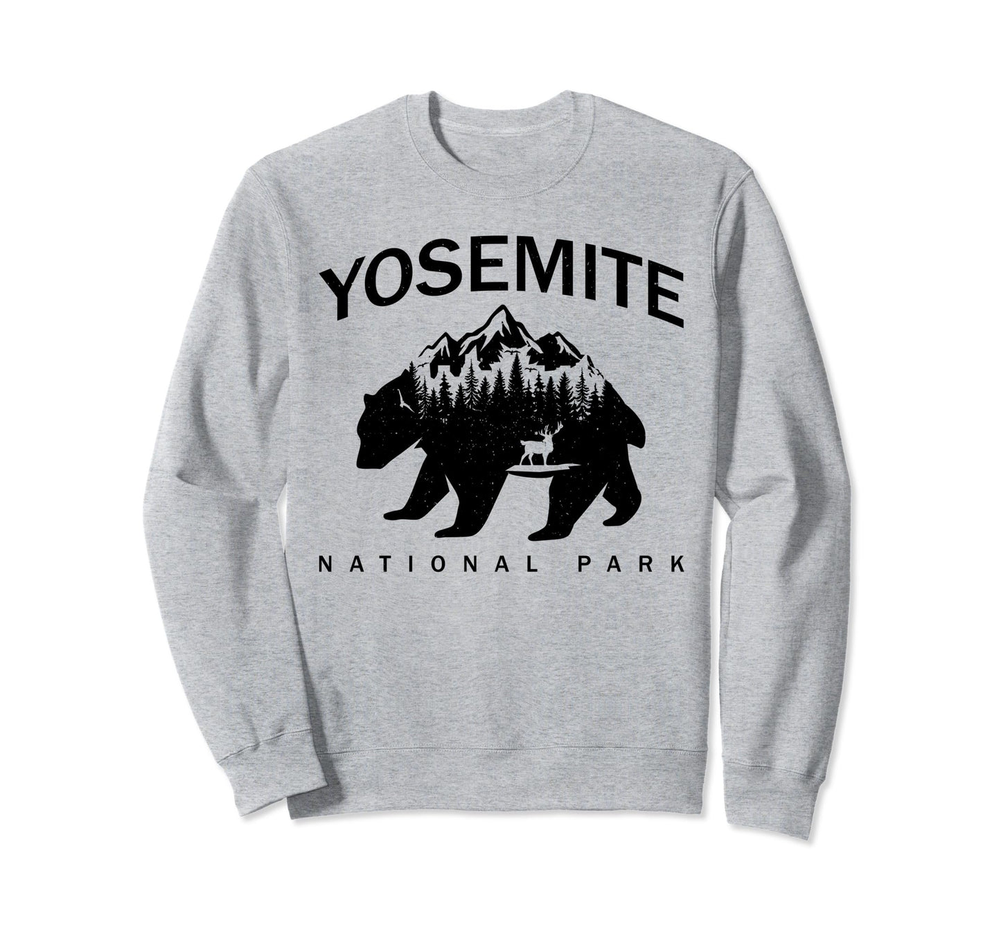 Yosemite National Park Bear Souvenir Sweatshirt - Custom Art Print Unisex - T-Shirt, Sweatshirt, Hoodie