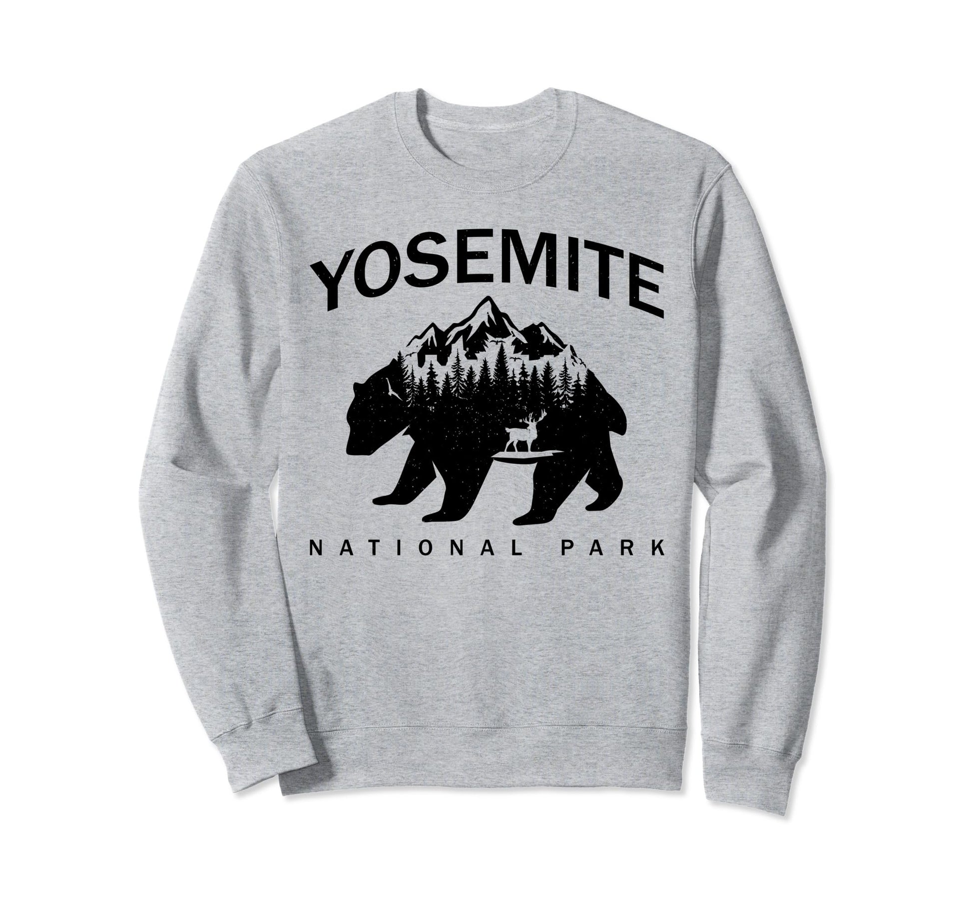 Yosemite National Park Bear Souvenir Sweatshirt - Custom Art Print Unisex - T-Shirt, Sweatshirt, Hoodie