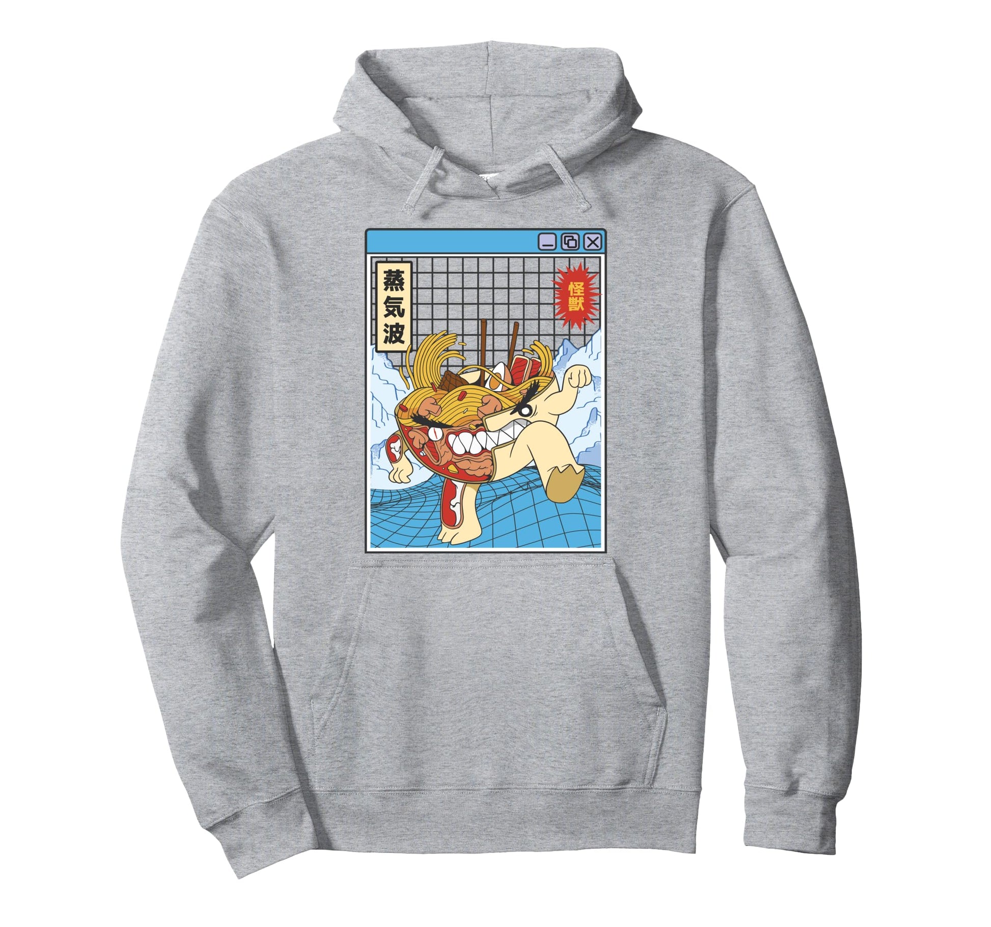 Angry Ramen Bowl X Ray Japan Otaku Hoodie - Casual Everyday Wear Men Women - T-Shirt, Sweatshirt, Hoodie