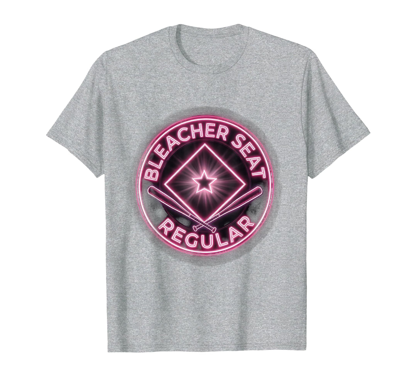 Bleacher Seat Regular Baseball Mom T-Shirt - Novelty Apparel for Adults - T-Shirt, Sweatshirt, Hoodie