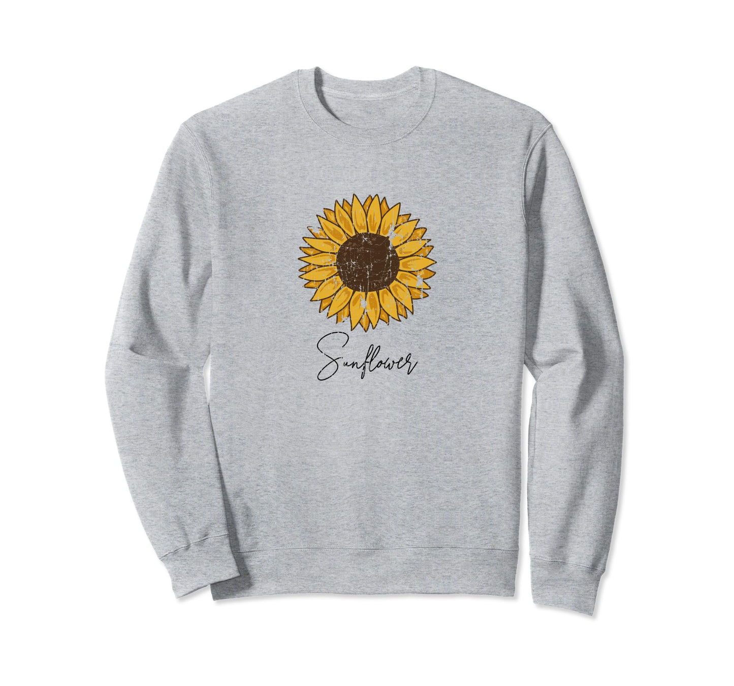 Womens Summer Sunflower Boho Flower Sweatshirt - Trendy Graphic Unisex - T-Shirt, Sweatshirt, Hoodie