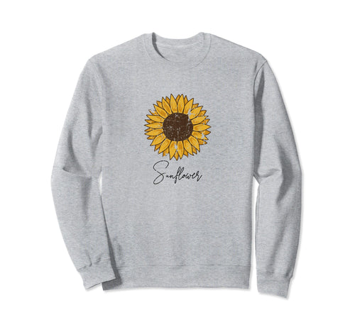 Womens Summer Sunflower Boho Flower Sweatshirt - Trendy Graphic Unisex - T-Shirt, Sweatshirt, Hoodie