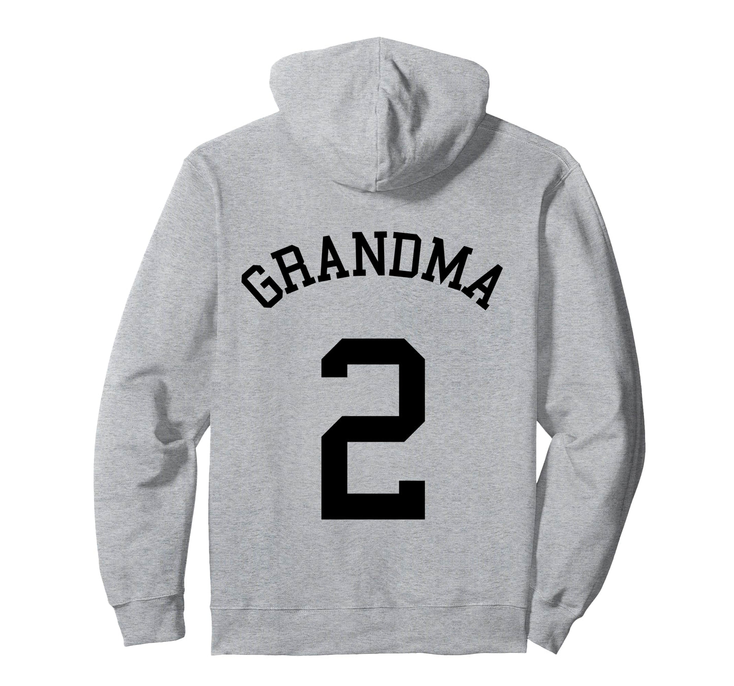 Grandma Team Uniform 2 Baseball Gran Hoodie - Novelty Apparel for Adults - T-Shirt, Sweatshirt, Hoodie