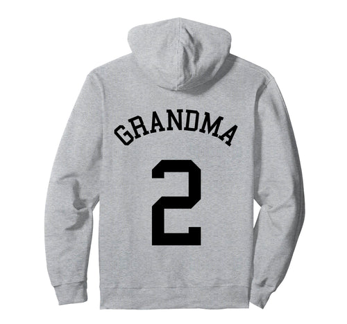 Grandma Team Uniform 2 Baseball Gran Hoodie - Novelty Apparel for Adults - T-Shirt, Sweatshirt, Hoodie