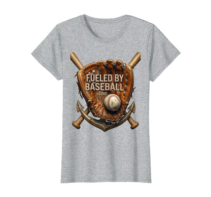 Fueled Baseball Love Baseball Dad T-Shirt - Streetwear Style Men Women - T-Shirt, Sweatshirt, Hoodie