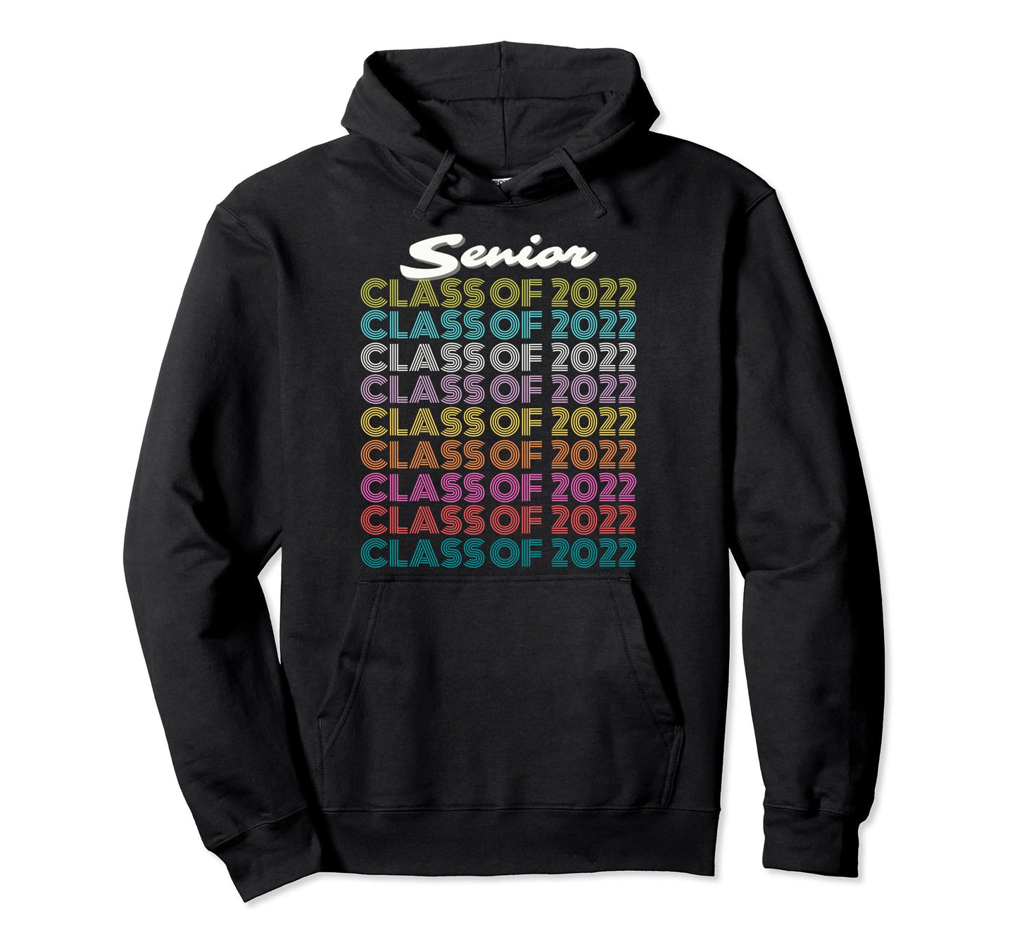 Rainbow Hs Seniors Class 2022 Graduation Hoodie - Trendy Graphic Unisex - T-Shirt, Sweatshirt, Hoodie