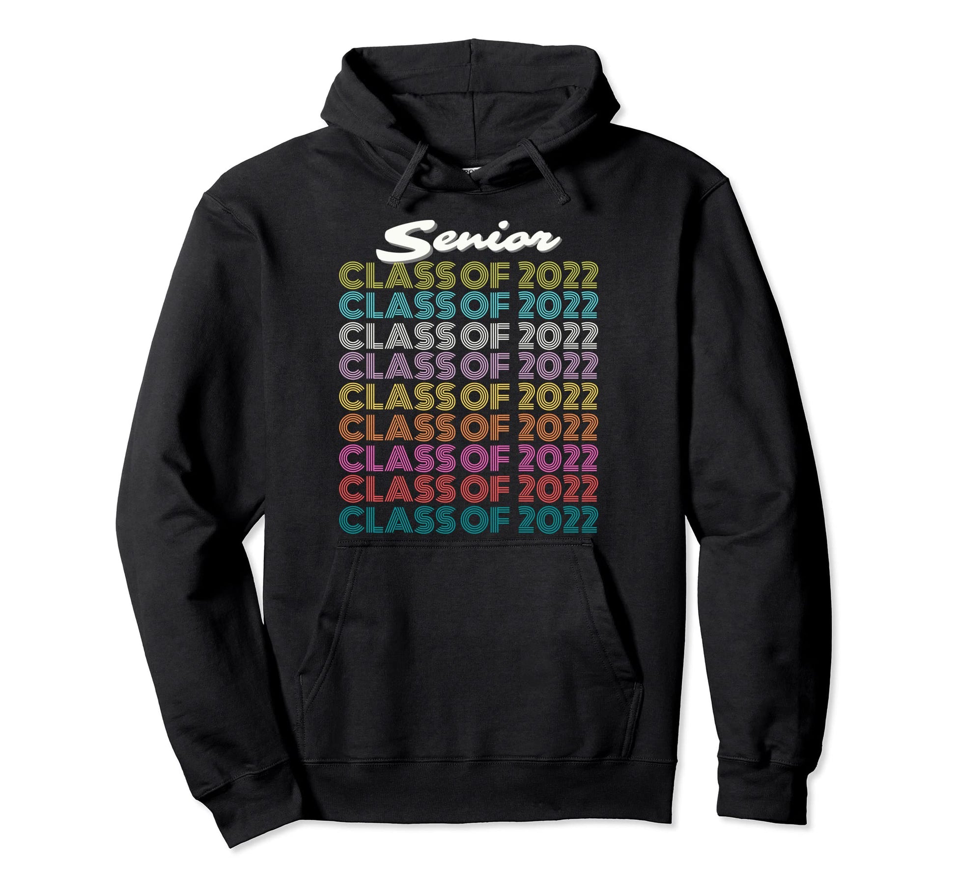 Rainbow Hs Seniors Class 2022 Graduation Hoodie - Trendy Graphic Unisex - T-Shirt, Sweatshirt, Hoodie