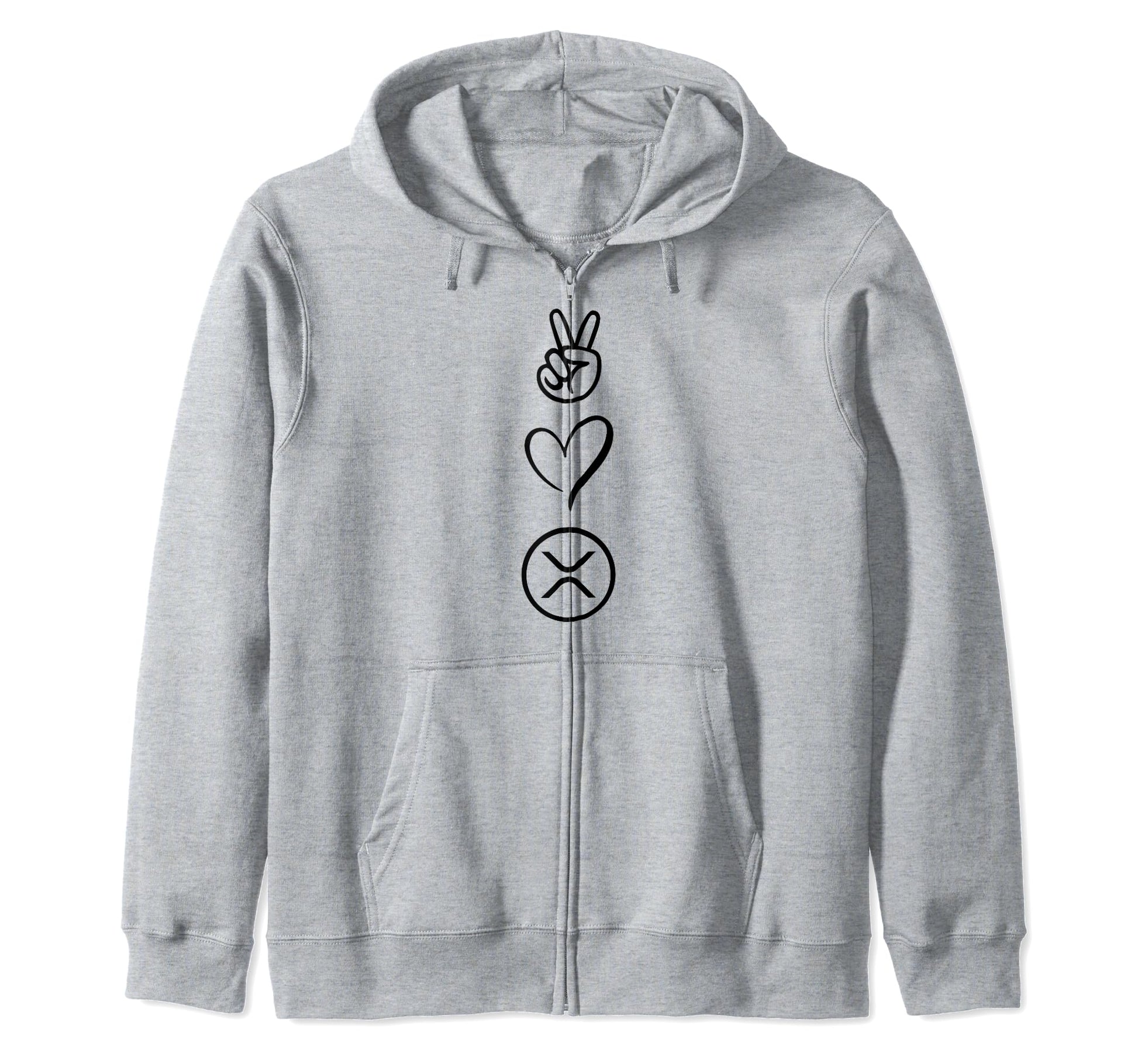 Xrp Peace Love T Shirts T-Shirt - Minimalist Print Men Women - T-Shirt, Sweatshirt, Hoodie