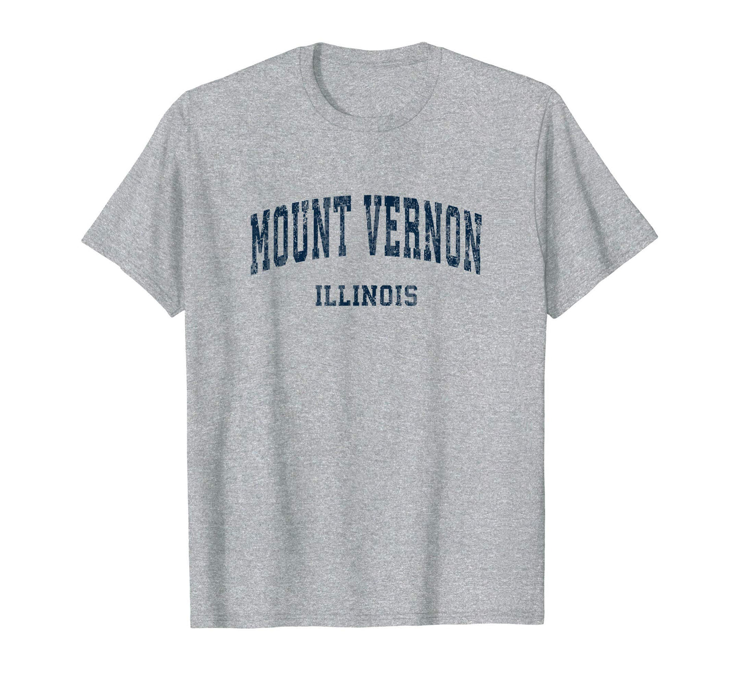 Mt Vernon Illinois Il Varsity Sports Navy T-Shirt - Trendy Graphic Unisex - T-Shirt, Sweatshirt, Hoodie