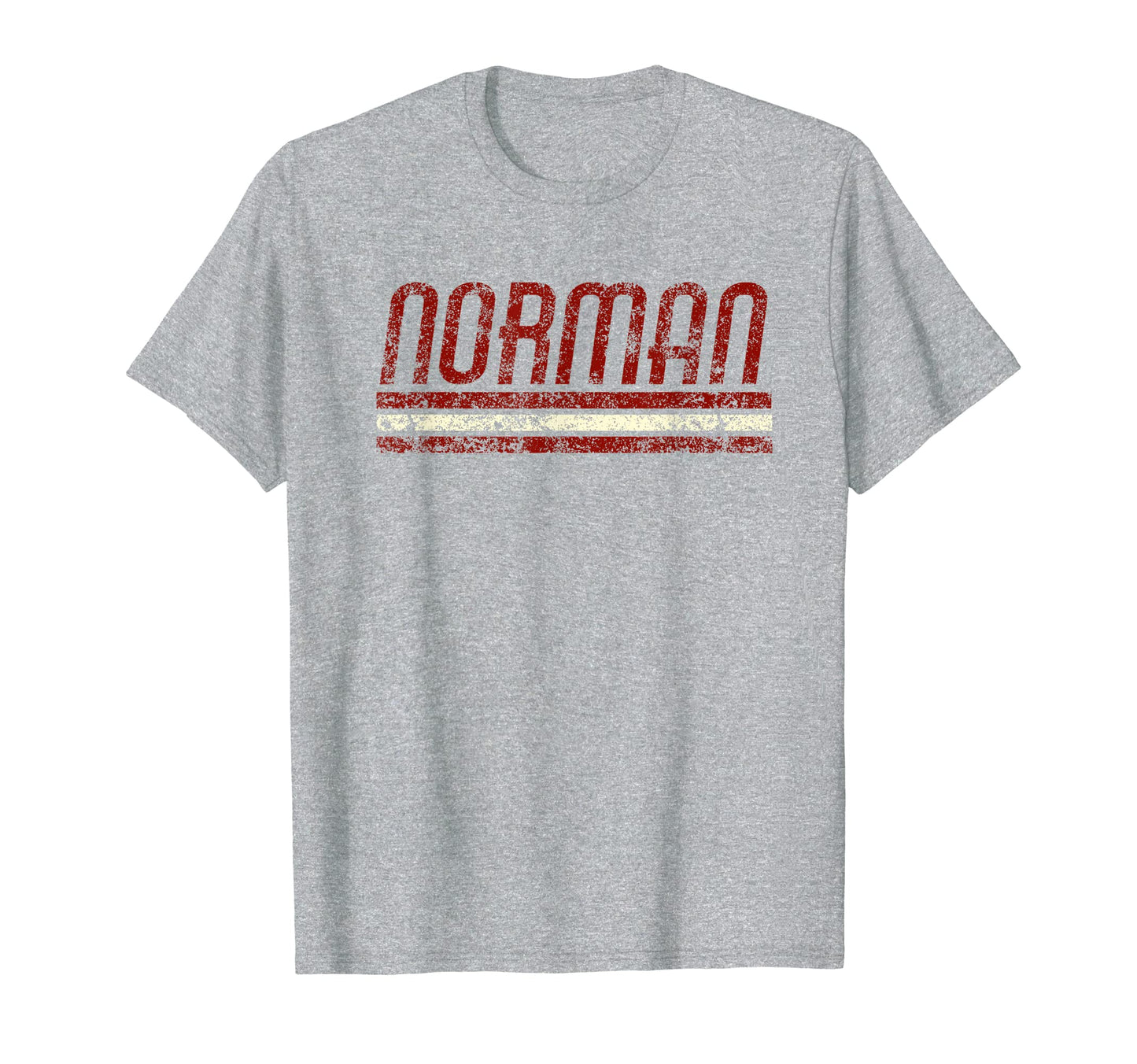 Norman Oklahoma Weathered Stripe T-Shirt - Casual Everyday Wear for Adults - T-Shirt, Sweatshirt, Hoodie