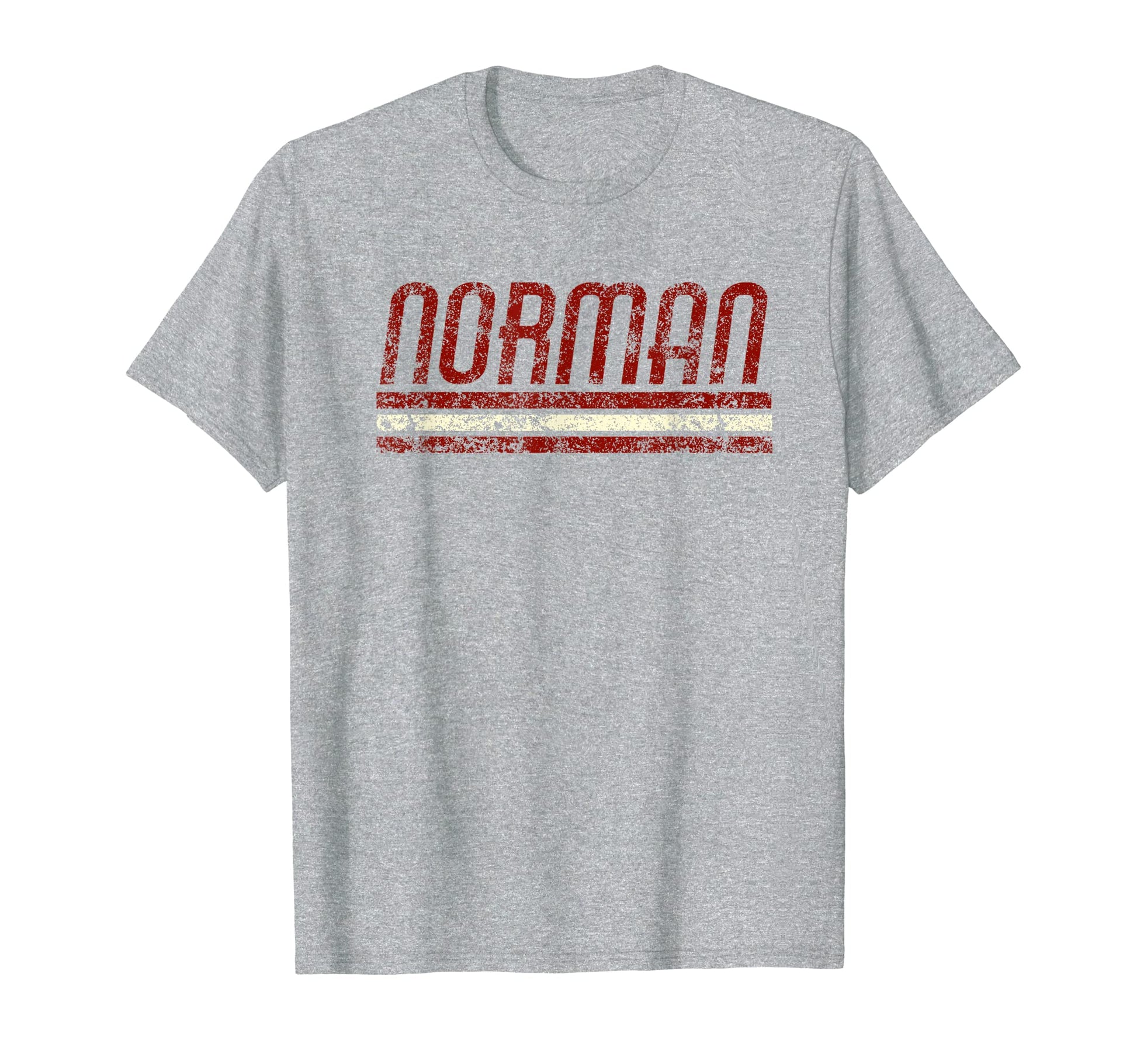 Norman Oklahoma Weathered Stripe T-Shirt - Casual Everyday Wear for Adults - T-Shirt, Sweatshirt, Hoodie