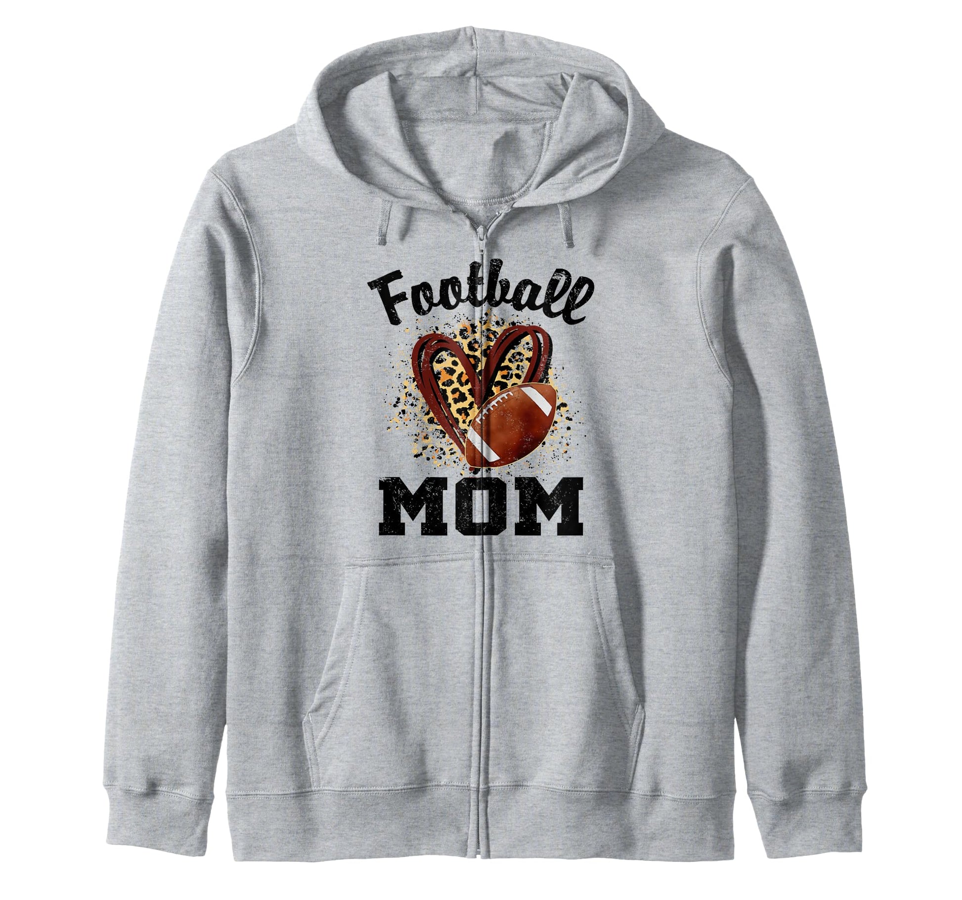 Leopard Heart American Football T-Shirt - Custom Art Print for Adults - T-Shirt, Sweatshirt, Hoodie