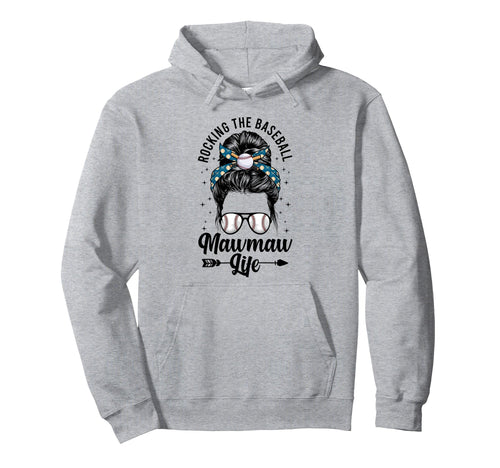 Living Baseball Mawmaw Life Mawmaw Hoodie - Minimalist Print for Adults - T-Shirt, Sweatshirt, Hoodie