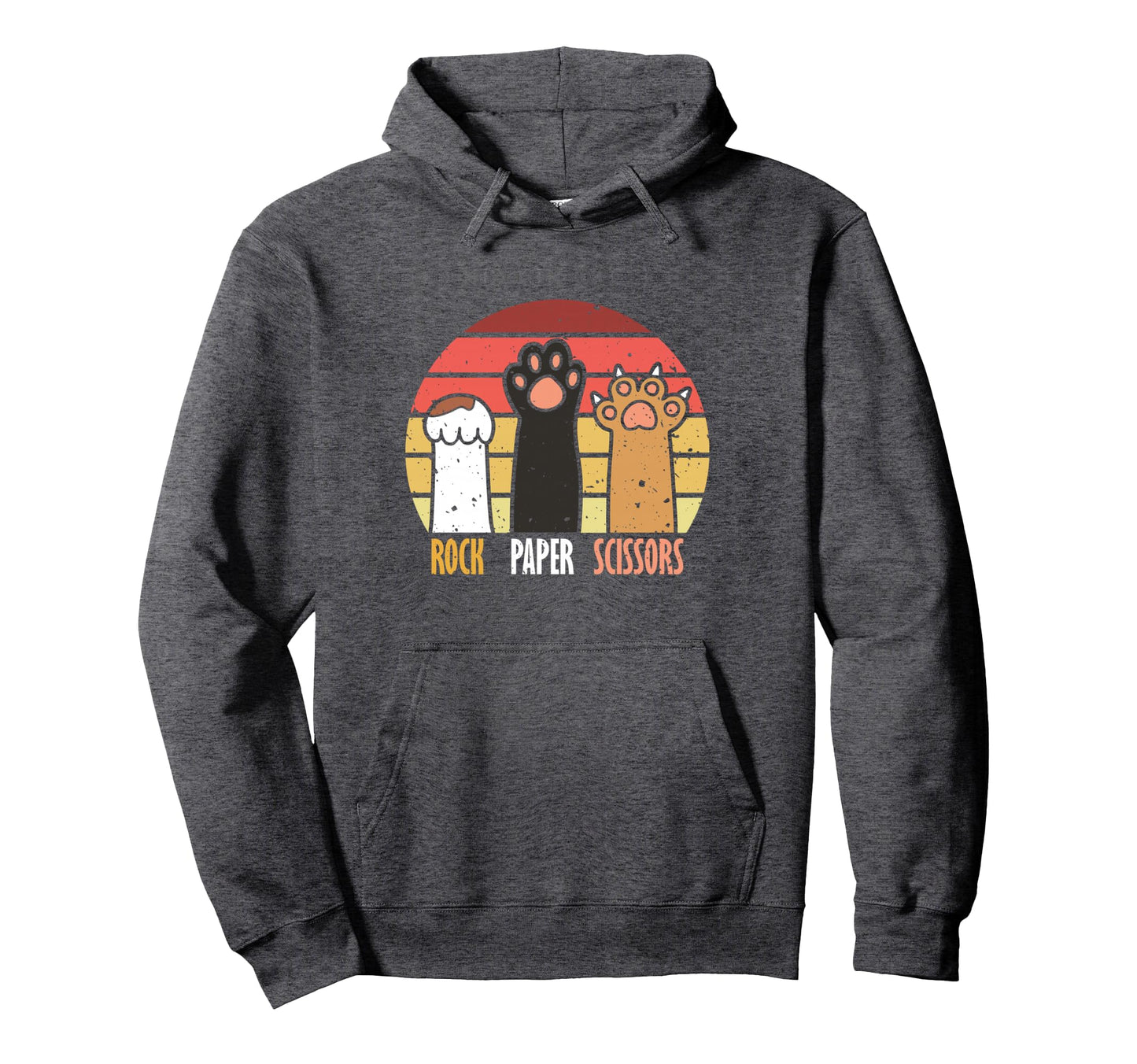 Rock Paper Scissors Hand Game Meme Hoodie - Trendy Graphic for Adults - T-Shirt, Sweatshirt, Hoodie