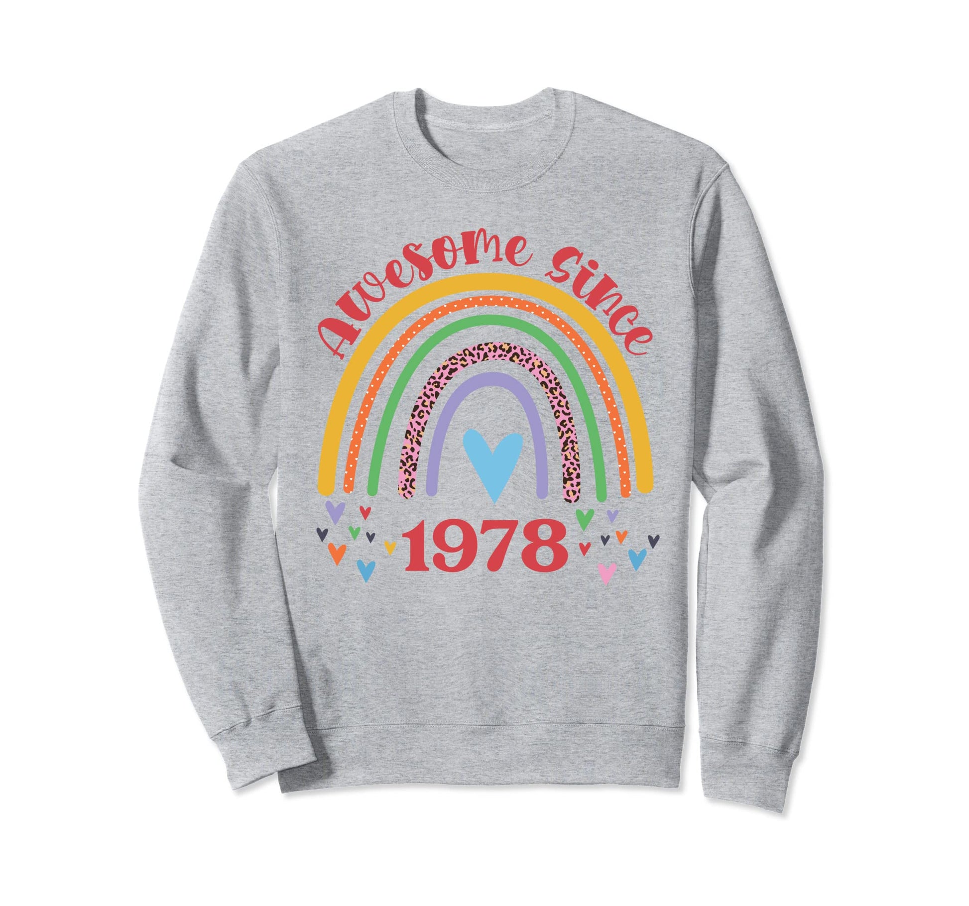 Awesome Since 1978 Birthday Boho Sweatshirt - Custom Art Print for Adults - T-Shirt, Sweatshirt, Hoodie