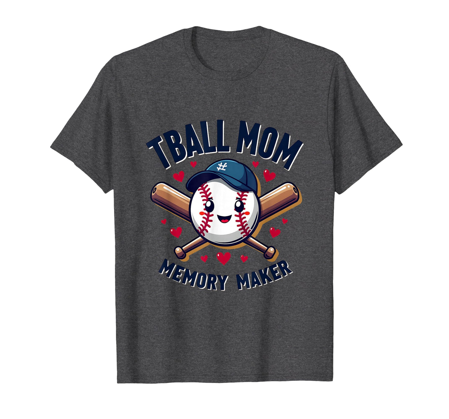 Tball Mom Memory Maker Baseball T-Shirt - Custom Art Print for Adults - T-Shirt, Sweatshirt, Hoodie