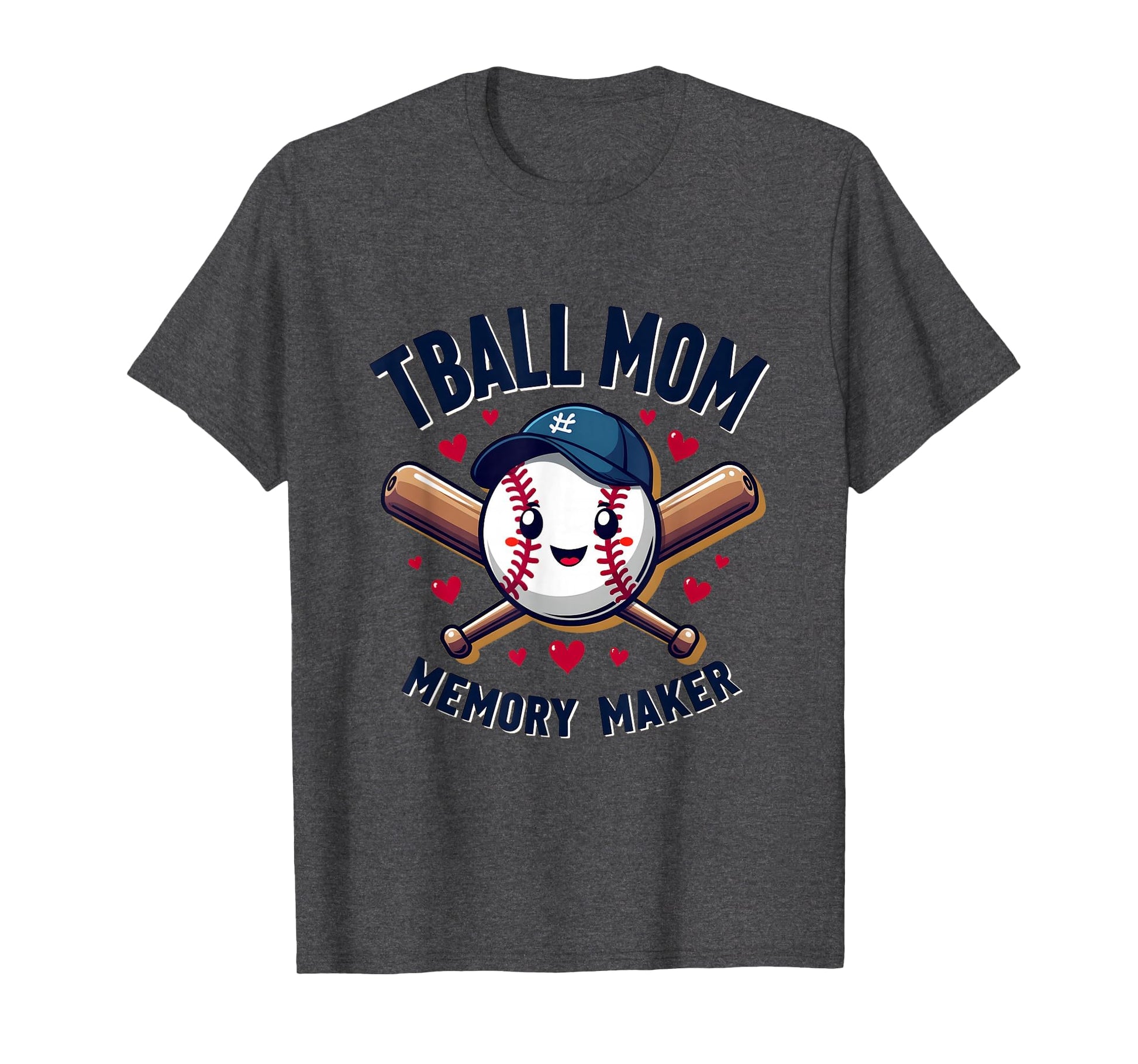 Tball Mom Memory Maker Baseball T-Shirt - Custom Art Print for Adults - T-Shirt, Sweatshirt, Hoodie