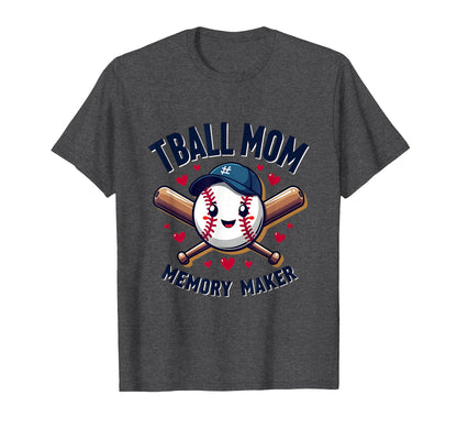 Tball Mom Memory Maker Baseball T-Shirt - Custom Art Print for Adults - T-Shirt, Sweatshirt, Hoodie