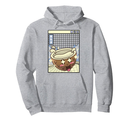 Happy Coconut Digital Japan 80S Otaku Hoodie - Novelty Apparel Unisex - T-Shirt, Sweatshirt, Hoodie
