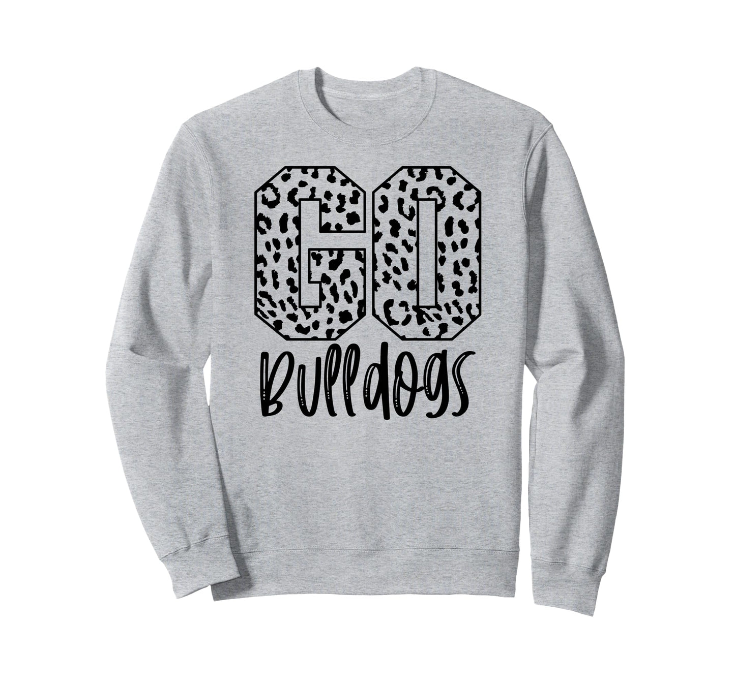 Bulldogs Team Mascot School Spirit Sweatshirt - Unique Graphic Men Women - T-Shirt, Sweatshirt, Hoodie