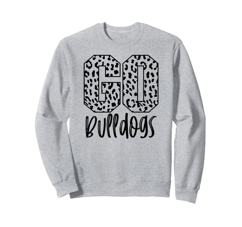 Bulldogs Team Mascot School Spirit Sweatshirt - Unique Graphic Men Women - T-Shirt, Sweatshirt, Hoodie