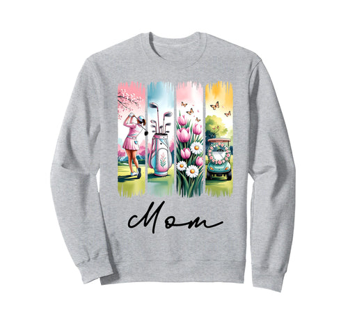 Golf Coquette Bow Golf Ball Mom Sweatshirt - Novelty Apparel Men Women - T-Shirt, Sweatshirt, Hoodie