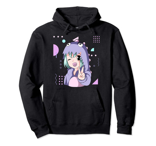 Japanese Manga Vaporwave Anime Hoodie - Aesthetic Graphic for Adults - T-Shirt, Sweatshirt, Hoodie