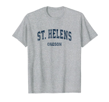 St Helens Oregon Or Varsity Sports T-Shirt - Fun Novelty Design for Adults - T-Shirt, Sweatshirt, Hoodie