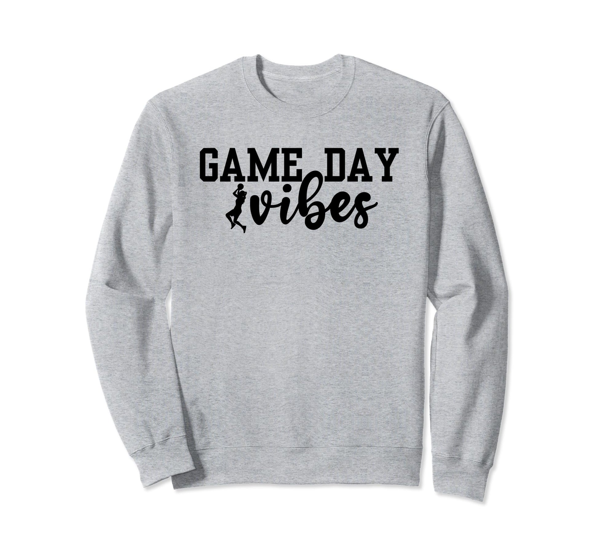 Basketball Game Day Vibes Baller Sweatshirt - Trendy Graphic for Adults - T-Shirt, Sweatshirt, Hoodie