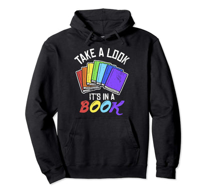 Love Reading Love Rainbows Gift Rainbow Hoodie - Graphic Print Unisex - T-Shirt, Sweatshirt, Hoodie