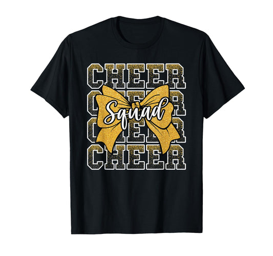 Yellow Cheer Squad Funny Sport T-Shirt - Novelty Apparel Men Women - T-Shirt, Sweatshirt, Hoodie