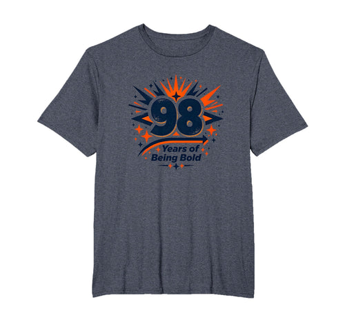 98 Years Bold Birthday Gift T-Shirt - Unique Graphic for Adults - T-Shirt, Sweatshirt, Hoodie