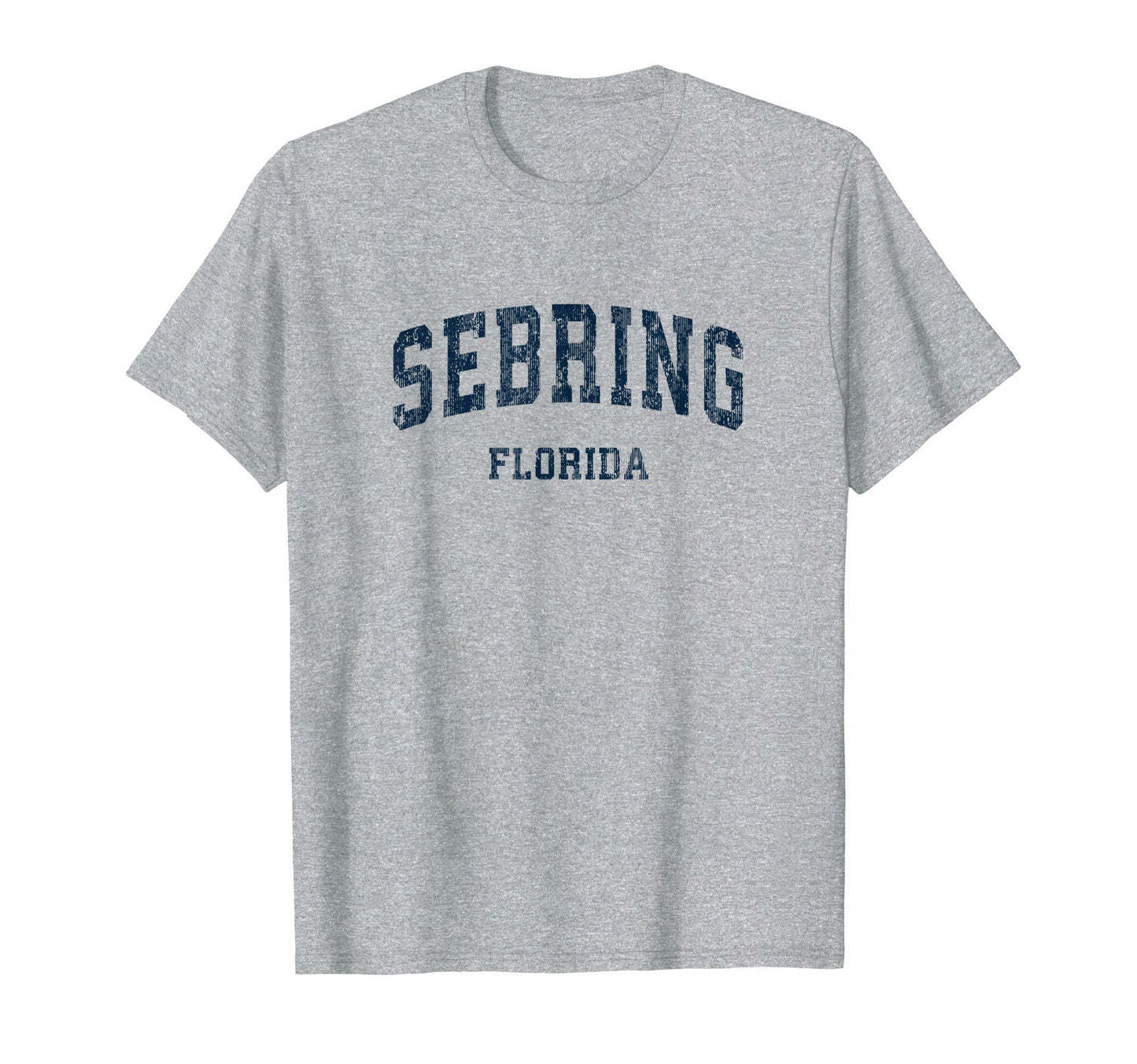Sebring Florida Fl Varsity Sports Navy T-Shirt - Unique Graphic Men Women - T-Shirt, Sweatshirt, Hoodie