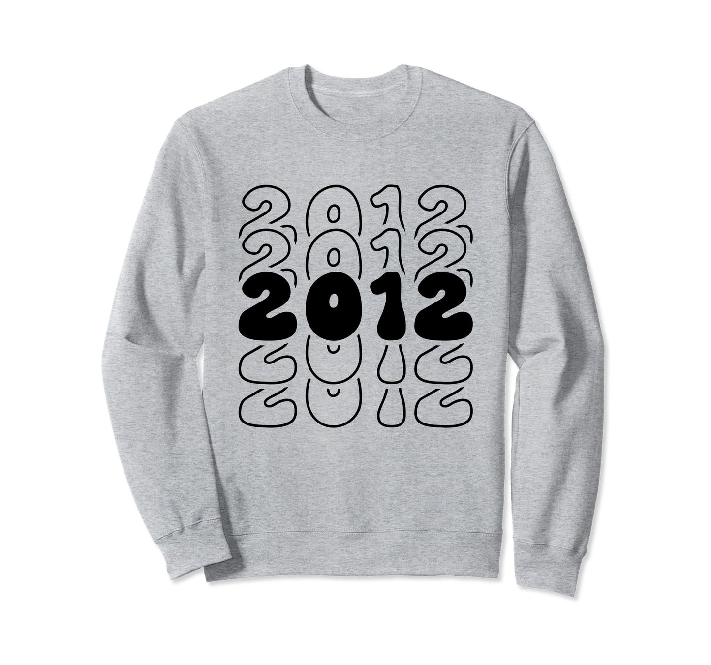 12 Year Old Groovy 12Th Birthday Sweatshirt - Custom Art Print Men Women - T-Shirt, Sweatshirt, Hoodie