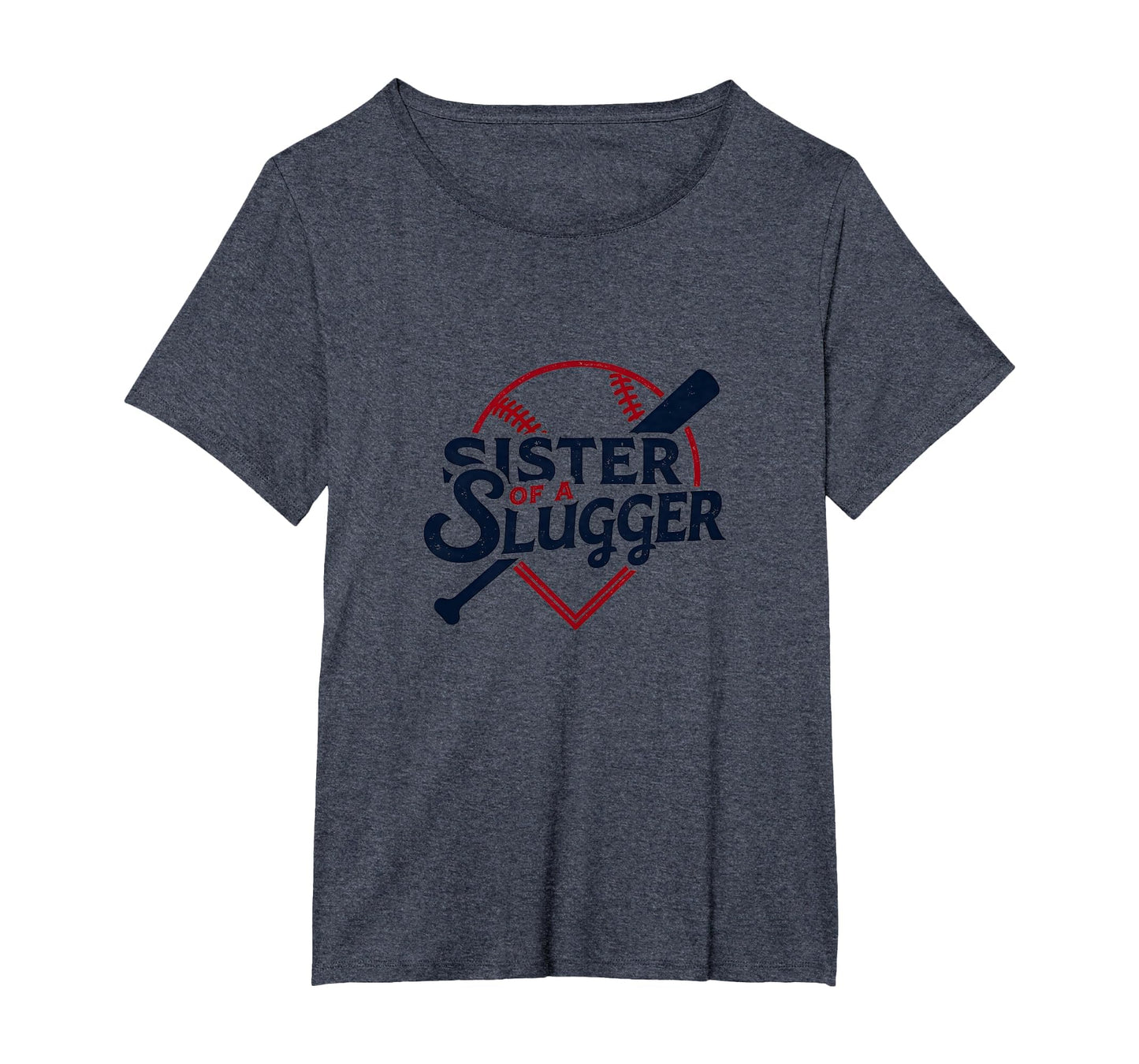 Baseball Sister Sister Slugger Sports T-Shirt - Minimalist Print Unisex - T-Shirt, Sweatshirt, Hoodie