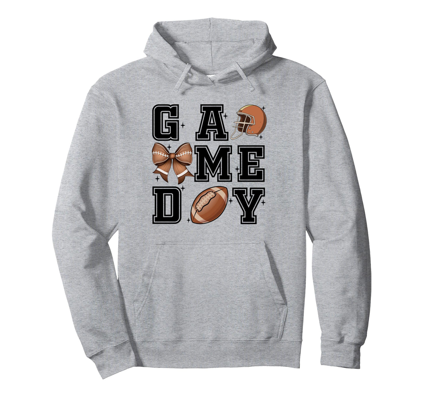 Football Coquette Bow Gameday Cheer Mom Hoodie - Fun Novelty Design Unisex - T-Shirt, Sweatshirt, Hoodie
