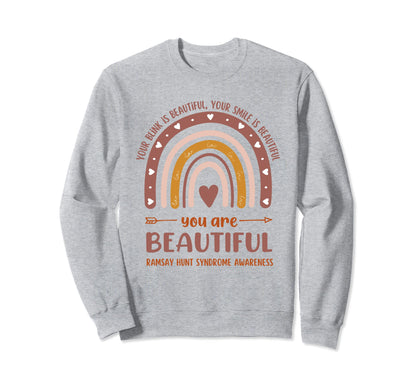 Ramsay Hunt Syndrome Awareness Sweatshirt - Casual Everyday Wear Unisex - T-Shirt, Sweatshirt, Hoodie