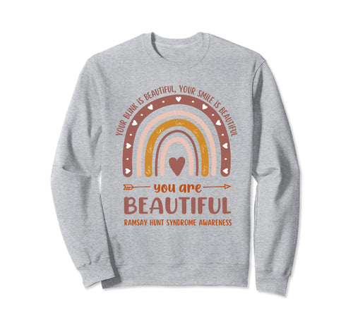 Ramsay Hunt Syndrome Awareness Sweatshirt - Casual Everyday Wear Unisex - T-Shirt, Sweatshirt, Hoodie