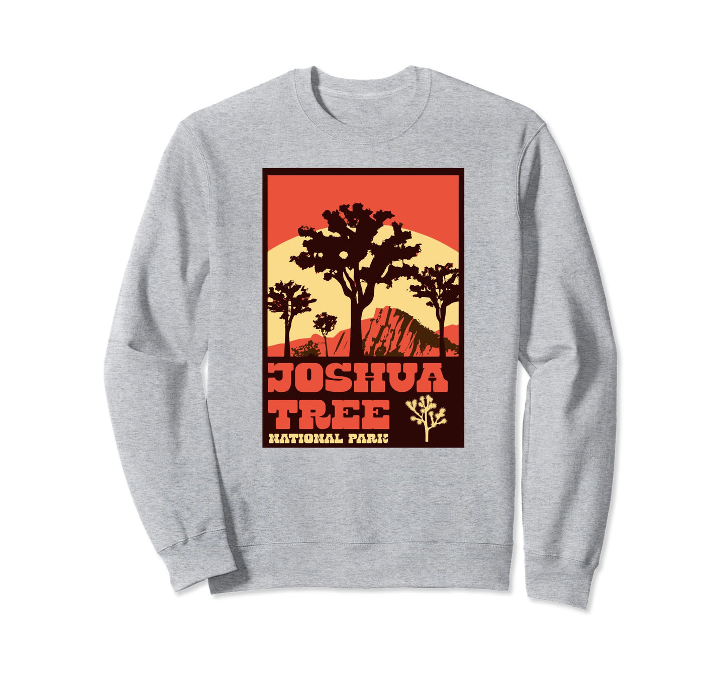 Joshua Tree National Park Wpa Sweatshirt - Fun Novelty Design for Adults - T-Shirt, Sweatshirt, Hoodie