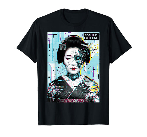 Japanese Streetwear Cyberpunk Geisha T-Shirt - Novelty Apparel Unisex - T-Shirt, Sweatshirt, Hoodie