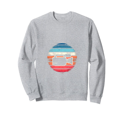 Camera Sunset Hoodie - Graphic Print Unisex - T-Shirt, Sweatshirt, Hoodie