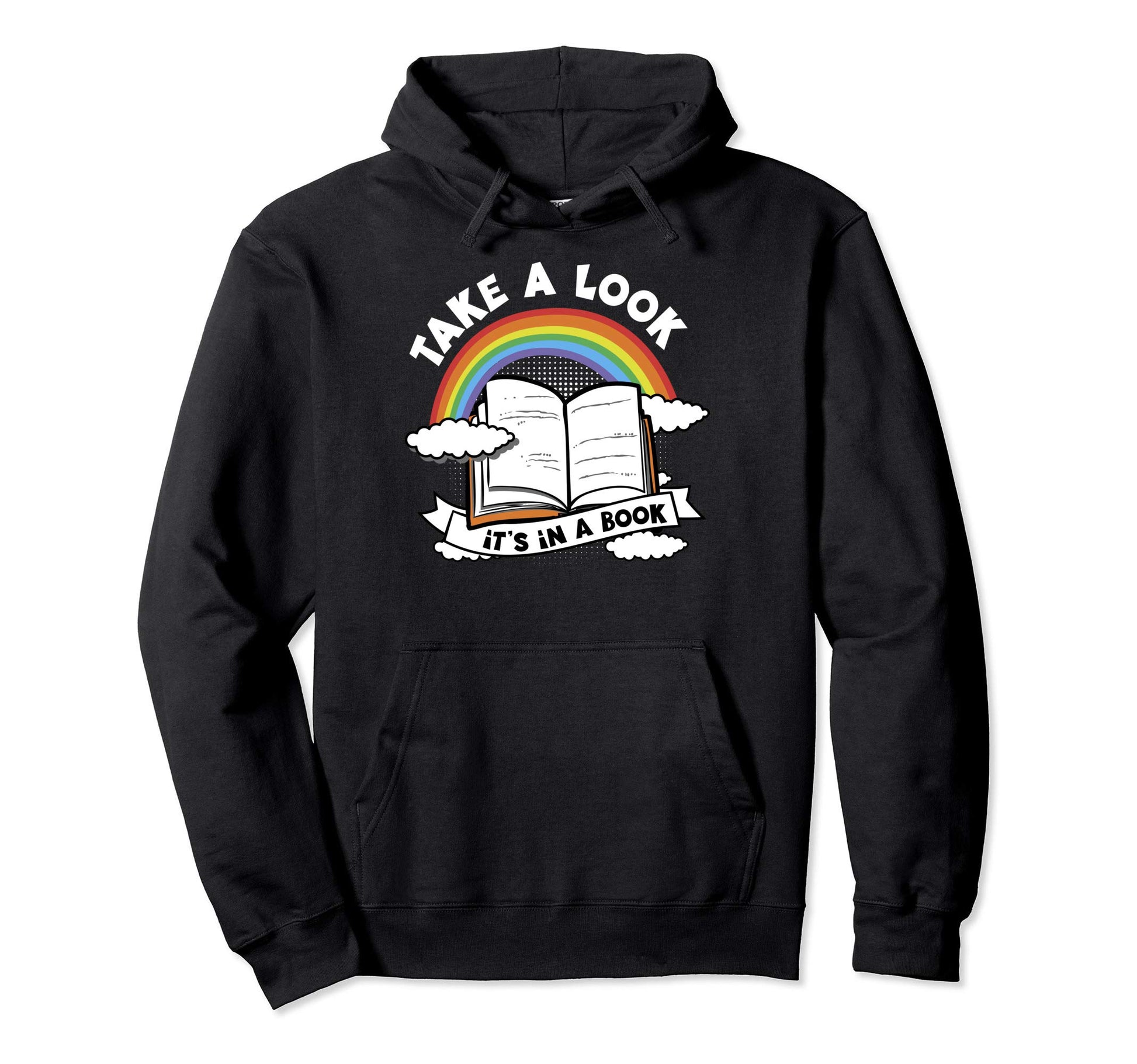Love Reading Love Rainbows Gift Rainbow Hoodie - Streetwear Style Unisex - T-Shirt, Sweatshirt, Hoodie