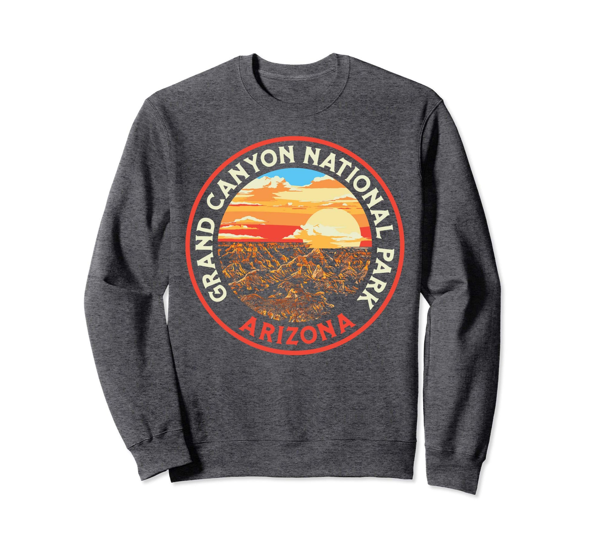 Grand Canyon National Park 80S Sweatshirt - Fun Novelty Design Unisex - T-Shirt, Sweatshirt, Hoodie
